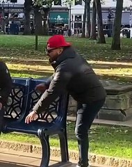 Wait for blind man who can see money #funny