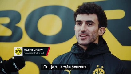 Dortmund - Morey "très heureux" après son grand retour sur les terrains