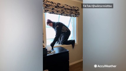 Normal winter day as a Norwegian