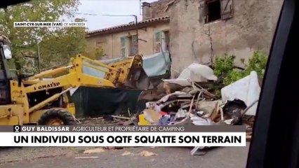 Le témoignage de Guy Baldissar, agriculteur et propriétaire de camping, dont le terrain est squatté par un individu sous OQTF