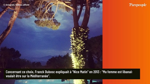 MAISON DE STARS Franck Dubosc : Sa grande villa avec piscine et vue sur l'Estérel à Mougins, un vrai havre de paix