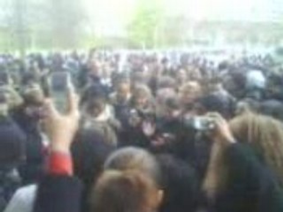 blocus du lycée EUGENE DELACROIX a maison-alfort(94)