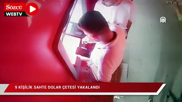 9 kişilik sahte dolar çetesi yakalandı