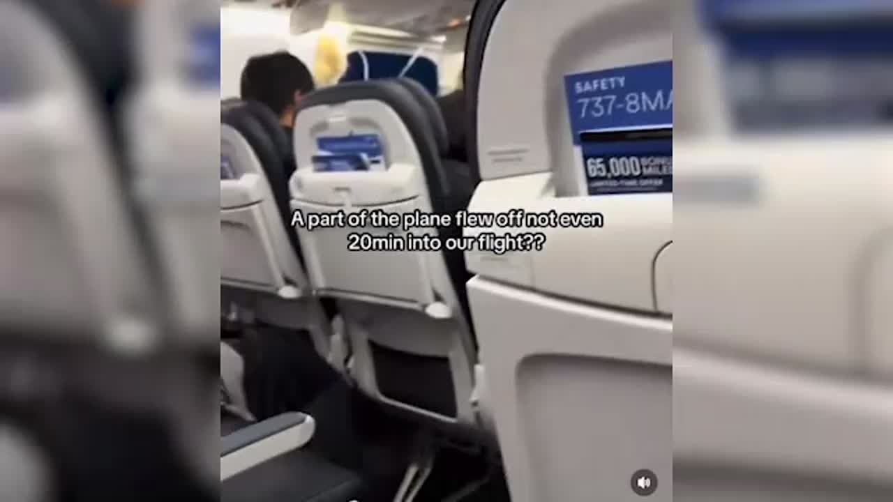 Explota la ventana de un avión en pleno vuelo tras un “problema de presurización”