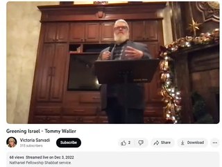Tommy Waller bringing the good news of who yeshu is to the Jews