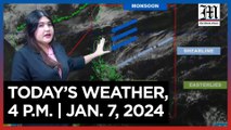 Today's Weather, 4 P.M. | Jan. 7, 2024