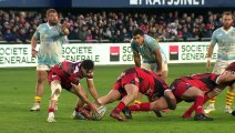 TOP 14 - Essai de Jacobus VAN TONDER (USAP) - USA Perpignan - Oyonnax Rugby