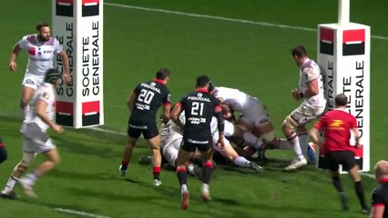 TOP 14 - Essai de Peato MAUVAKA (ST) - Stade Toulousain - LOU Rugby