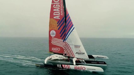 Eric Peron 2023 - Je me suis qualifié pour le tour du monde en solitaire sur 2500 milles avec des pointes à 40 nds !