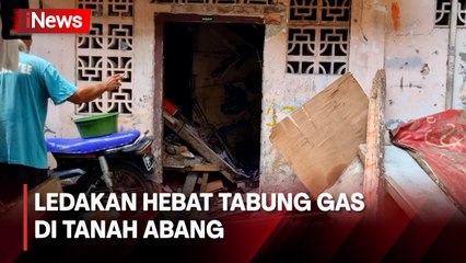 Ledakan Hebat Gas Porak-Porandakan Rumah Kontrakan, 3 Korban Luka Parah