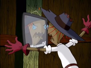 Am Bad People Fear me! Courage the Cowardly Dog