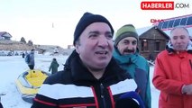 Erzincan Valisi Hamza Aydoğdu, Ergan Dağı'nda Kar Raftingi Yaptı