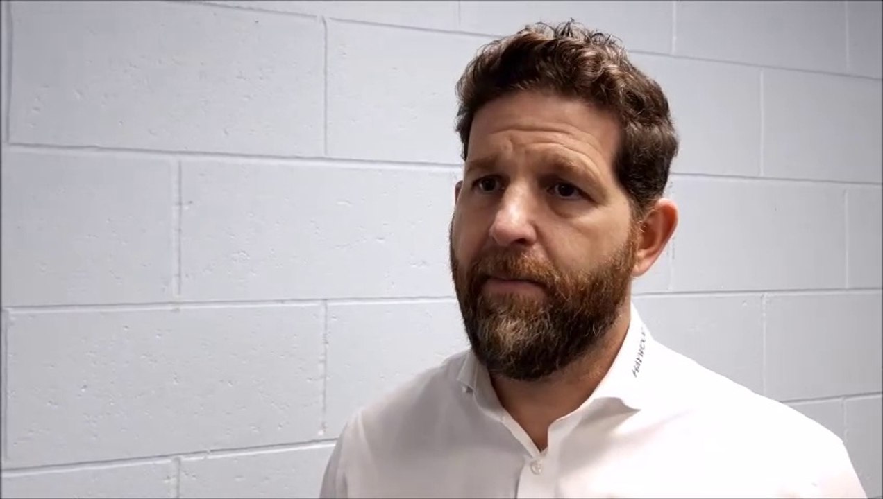 Sheffield Steelers v Glasgow Clan - Aaron Fox interview