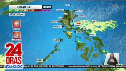 Mga pag-ulan, asahan sa ilang bahagi ng bansa bukas at sa araw ng Traslacion | 24 Oras Weekend