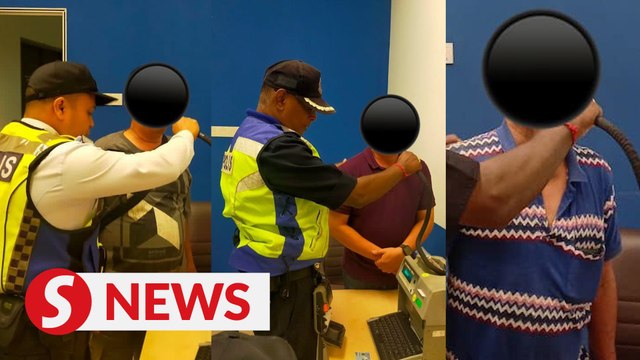 Three detained for drunk driving in Ampang