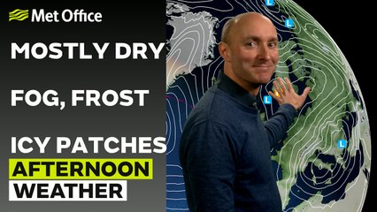 Met Office Afternoon Weather Forecast 07/01/24 – Dry and Cold for most