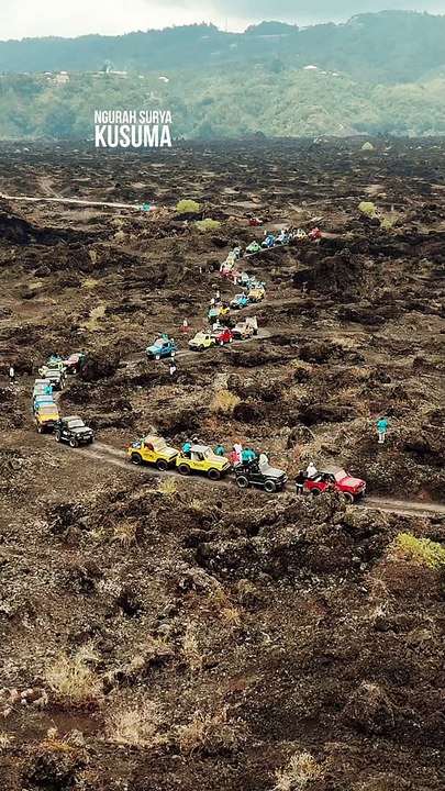 Kintamani Black Lava Jeep Tour #KintamaniJeep #JeepTour #BlackLava