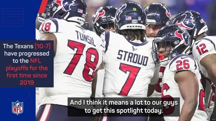 'It feels awesome' - Texans react to sealing playoff berth