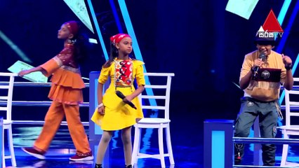 Rehan Jayasooriya & Binoli Anne & Vonadi  | Salli (සල්ලි )  | The Battles | The Voice Kids Sri Lanka
