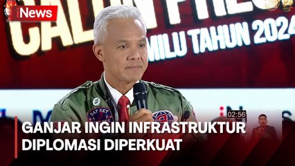 Capres Ganjar Inginkan Penguatan Infrastruktur Diplomasi Nasional