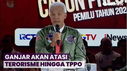 Ganjar Pranowo akan Perkuat Keamanan dari Terorisme hingga TPPO