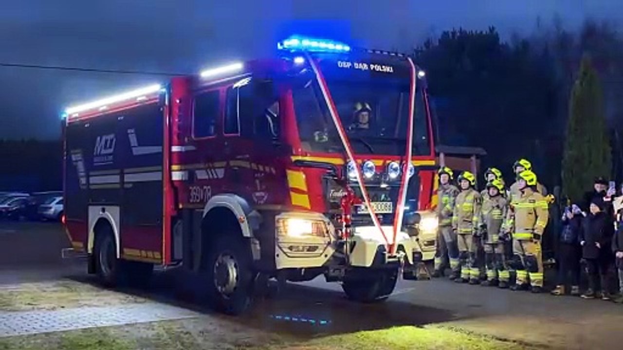Nowy wóz dla OSP Dąb Polski, gmina Włocławek