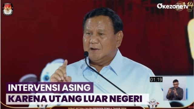 Tak Khawatir Soal Intervensi Utang Luar Negeri, Prabowo: Indonesia Dihormati Negara Lain