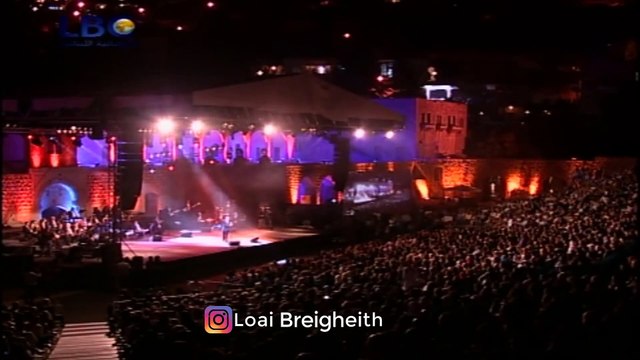 كاظم الساهر _ موال البارحة بالحلم + عيد و حب - مهرجان بيت الدين 2009