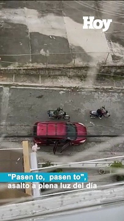 “Pasen to, pasen to”, asalto a plena luz del día