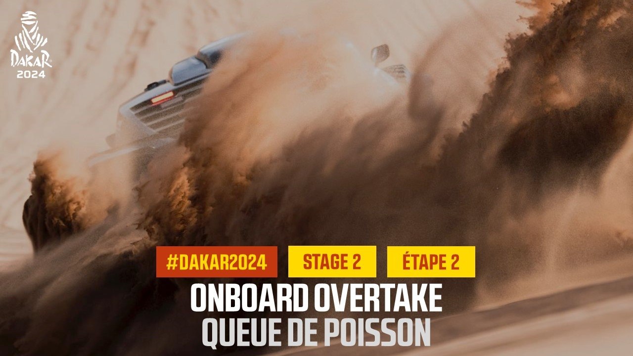 Onboard overtake - Stage 2 - #Dakar2024