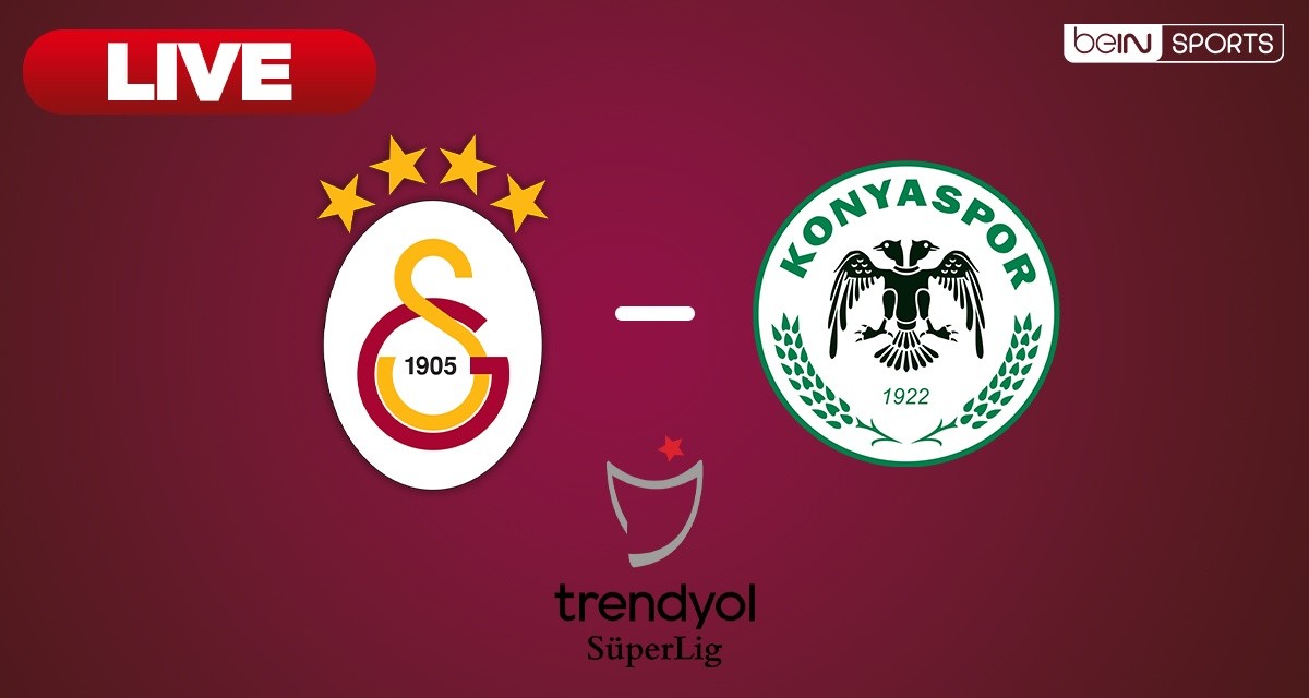  Suivez en DIRECT et GRATUITEMENT le match de SüperLig entre Galatasaray et Konyaspor sur notre site web à 17h00 !