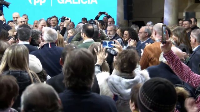 Rueda defiende su candidatura a la Xunta en medio de la crisis de los pellets de plástico