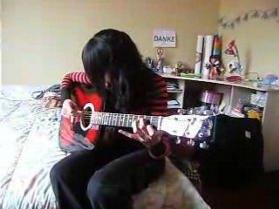 Rette mich Tokio Hotel guitare acoustique