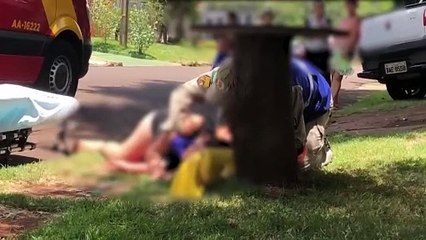 Mulher é encontrada inconsciente caída na Rua Xavantes no Santa Cruz