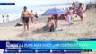 Chorrillos: perritos y veraneantes disfrutan del sol en la playa Agua Dulce