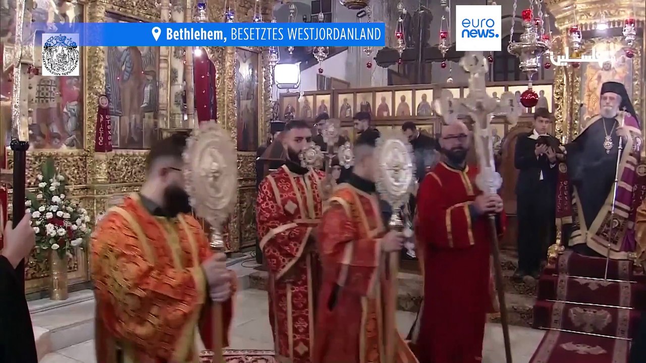 Orthodoxe Christen feiern Weihnachten