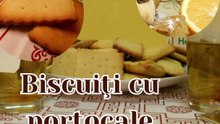 Biscuiti de casa cu portocale. Fara lactate