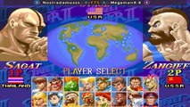 Nostradamusss vs MegamanX-8 - Super Street Fighter II X_ Grand Master Challenge - FT5