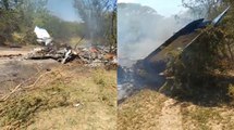 En video: accidente de avioneta en Valledupar tras aparentes fallas mecánicas