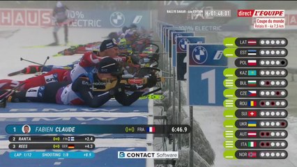 Le replay du relais messieurs d'Oberhof - Biathlon - Coupe du monde