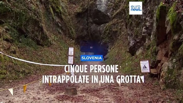 Slovenia: cinque persone intrappolate nella grotta Krizna Jama