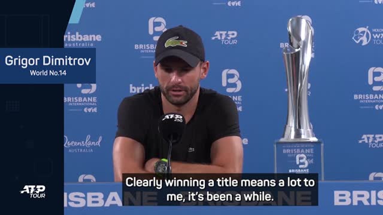 Dimitrov ends title drought with Rune upset in...