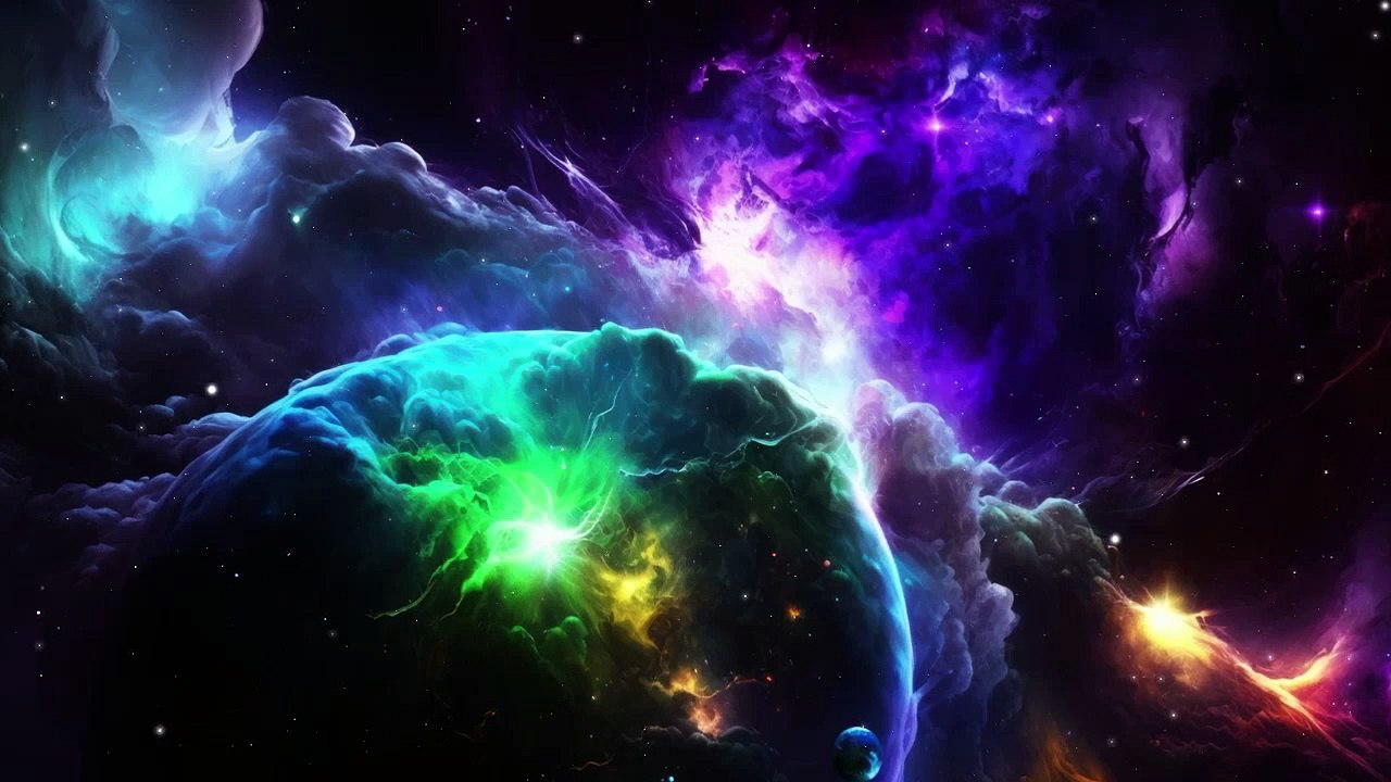 Close Your Eyes. Space trip