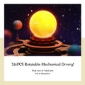 316PCS Rotatable Mechanical Orrery 3D Wooden Puzzle Games Assemble Model Building Kits Toys Gift For Children! Link in discription