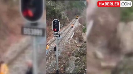 Zonguldak-Karabük arasında kömür taşıyan tren raydan çıktı