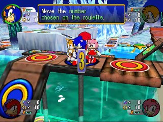 Sonic Shuffle online multiplayer - dreamcast