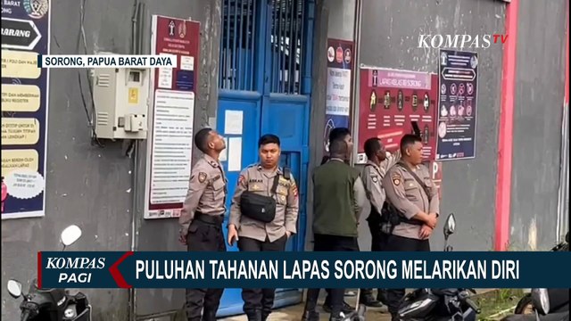 53 Tahanan Lapas Sorong Melarikan Diri, 6 Berhasil Ditangkap