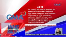 GMA statement on the case filed by TVJ against TAPE and GMA | UB