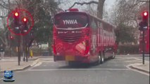 Liverpool's Team Bus is Spotted Running a Red Light Ahead of their FA Cup Clash with Arsenal