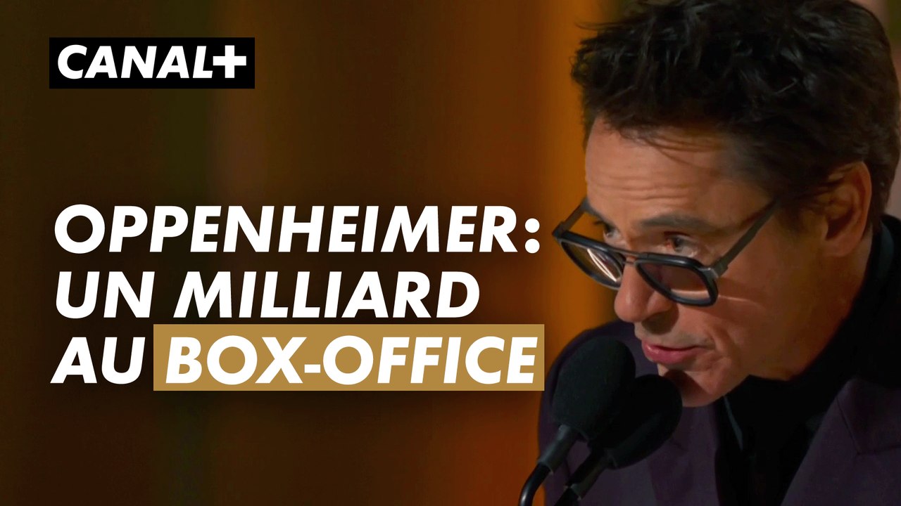 Robert Downey Jr, meilleur acteur dans un second rôle pour Oppenheimer - Golden Globes 2024 - CANAL+